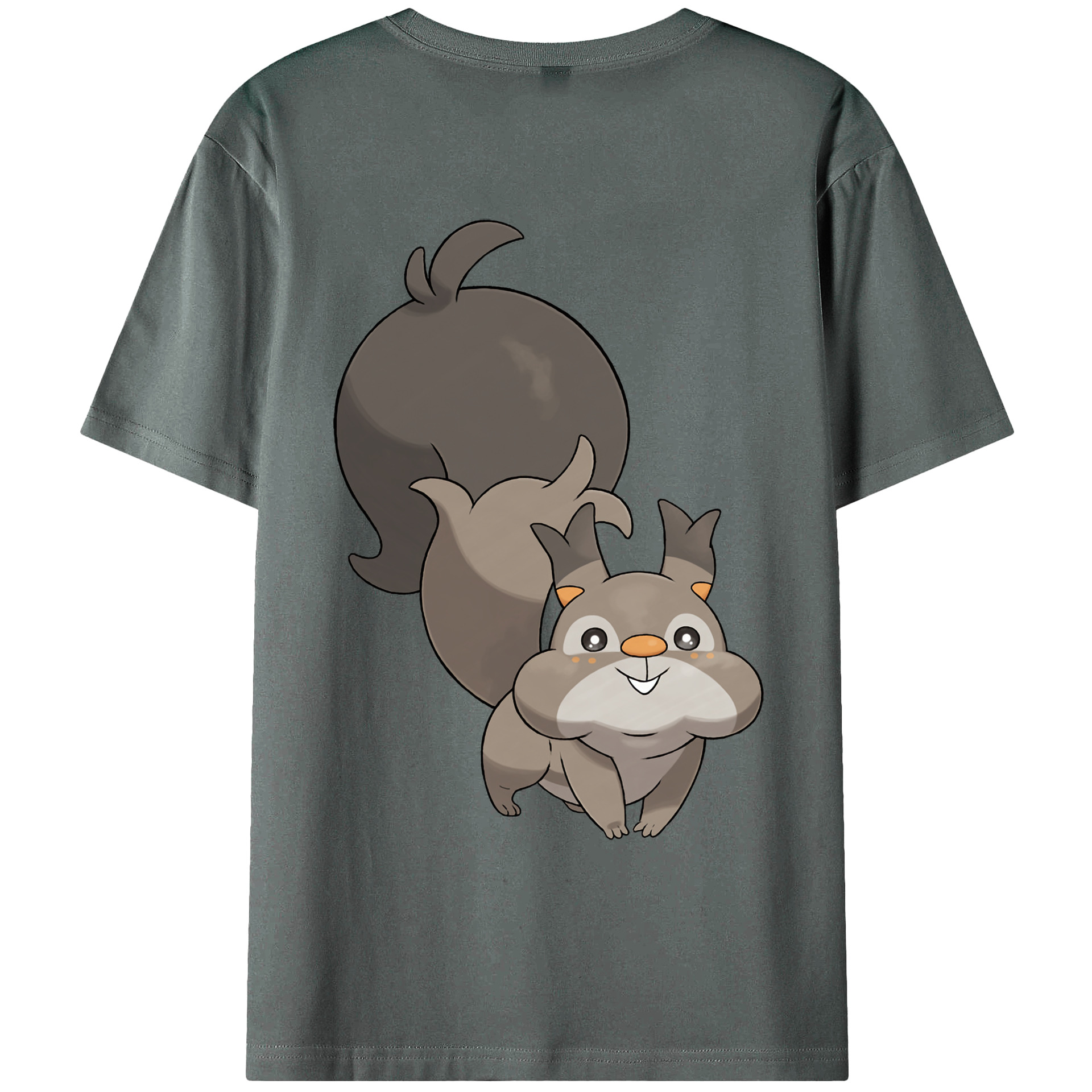 （画像用） ポケットモンスター Pokémon 綿100％ メンズ半袖Tシャツ（バックプリント） 通気性